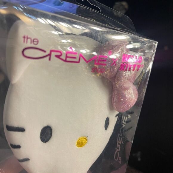 Le/se hello kitty x creme shop plush handheld travel vanity mirror - Picture 7 of 7
